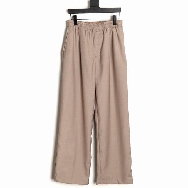 Louis Vuitton Lv 25Ss Khaki Wool Casual Trousers Exclusively made in 240g twill