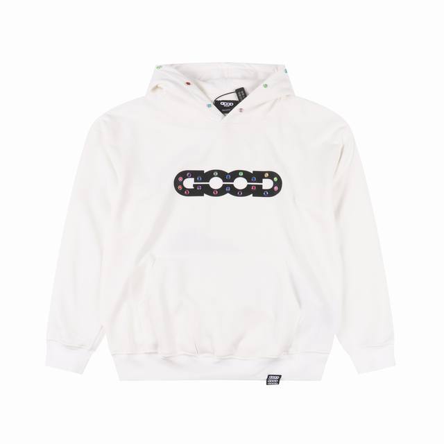 Goodbrand Four-pointed Star Classic Hooded Sweatshirt Fabric: Made of 480g ultra