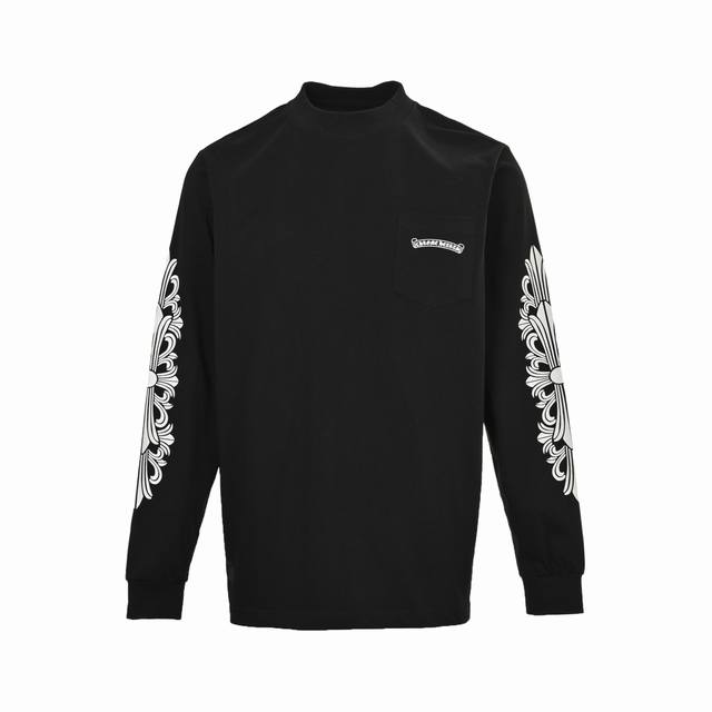 Chrome Hearts limited edition graffiti letters and Sanskrit print long sleeves T
