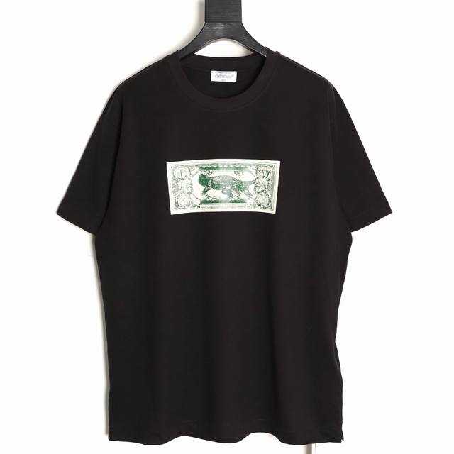 Off White Ow Crocodile Gold Short Sleeves All fabrics and threads are custom-wov