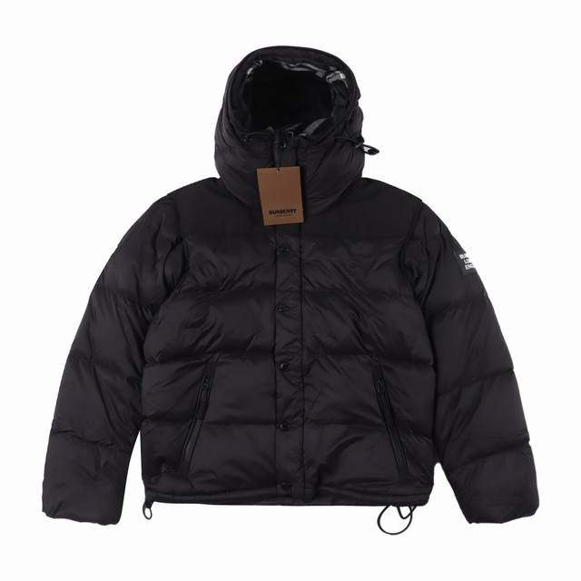 Burberry Bbr Zhou Dongyu's same style detachable sleeve hooded down jacketDesign