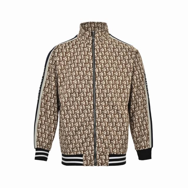 Dior 24Fw all-over jacquard side webbing suit jacketInspired by the retro style