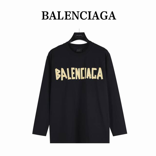 Balenciaga's masking tape long-sleeve top is made from custom fabric. DuPont's S