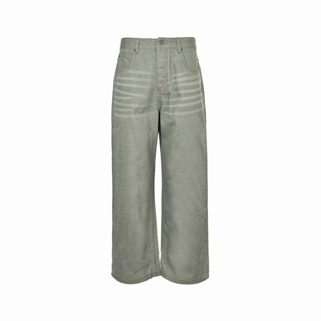 Loewe denim suit jeans Authentic 7800 purchased, custom silo imitation bamboo de