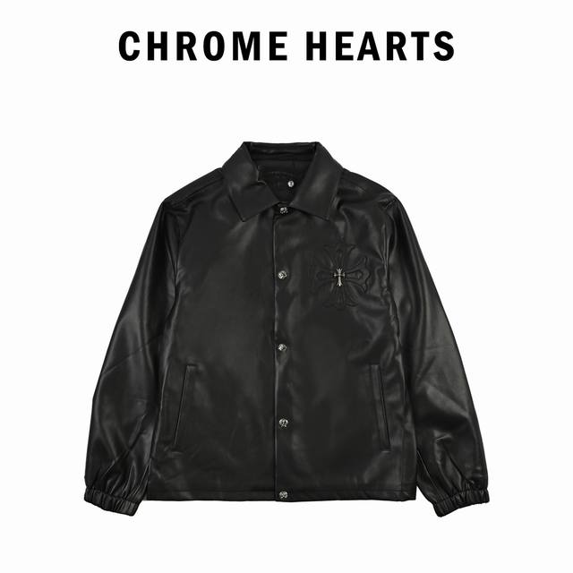 Chrome Heart Ch Cross Leather Jacket Originally purchased for 84,300, it's made