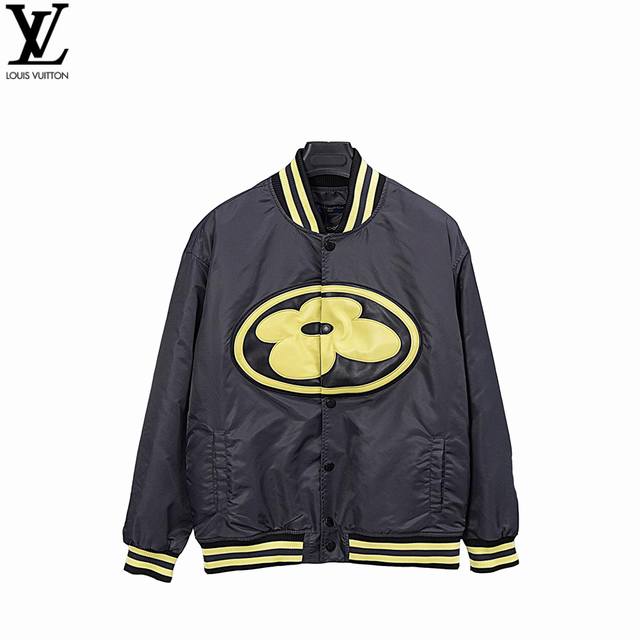 Louis Vuitton 25Ss Sunflower Flight Baseball Jacket - Moderate thickness and hig