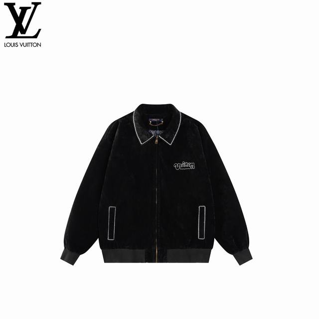Louis Vuitton Embroidered Suede Leather Bomber Jacket - Excellent fabrics are th