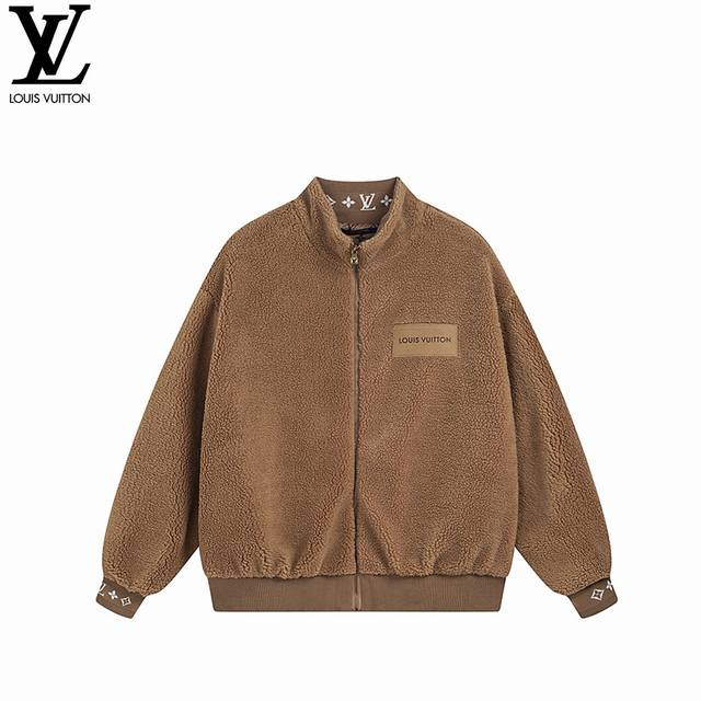 Louis Vuitton 25Ss polar fleece jacket - cuffs and inner collar feature contrast