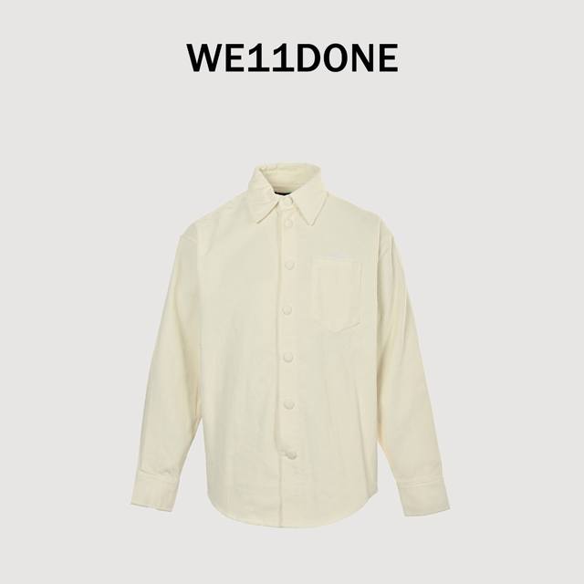 We11 Done autumn new champion Wang Chuqin same style upper body simple letter em