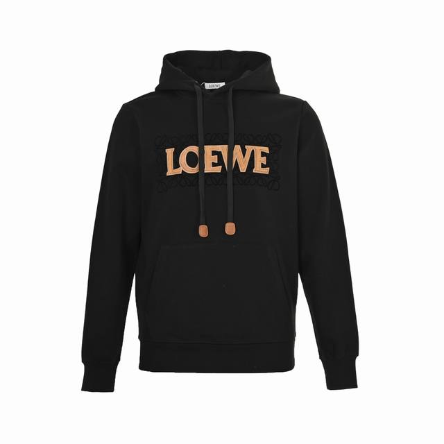 Loewe 25Fw Towel Patch Lettering HoodieLoewe's new hooded sweatshirt features a