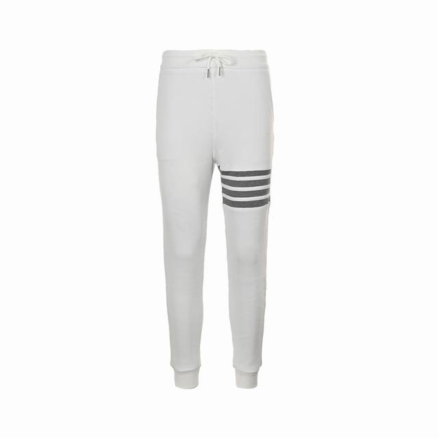 Thom Browne classic waffle trousers are made of 420g custom-woven and dyed ready