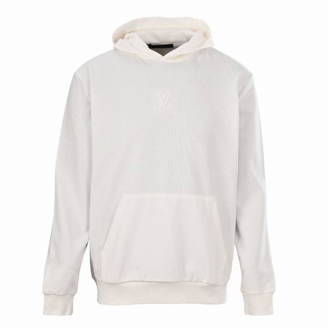 Louis Vuitton Lv embossed lettering hooded sweatshirtOriginal version purchased