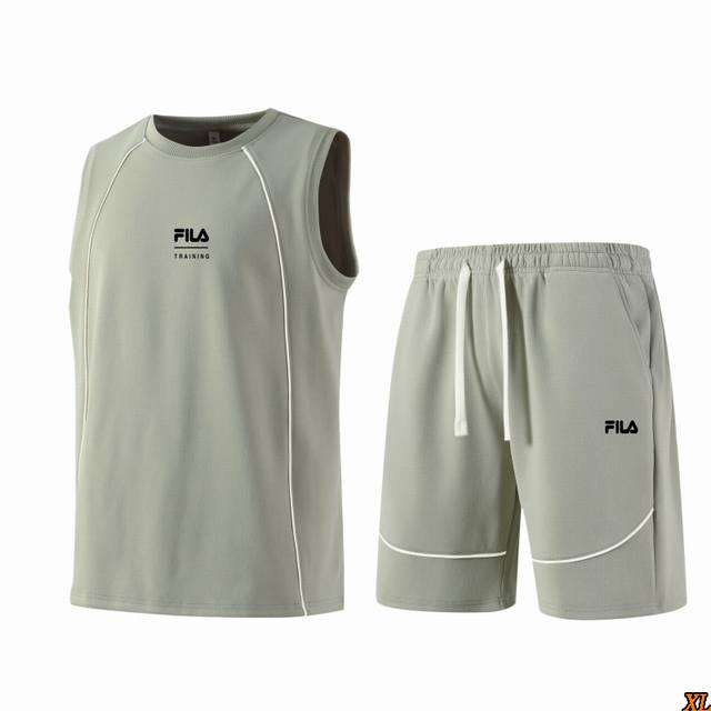 Fila's exclusive real shot of the new summer high-quality thin sports suit trend