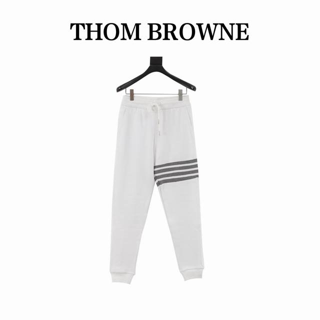 Thom Browne classic waffle sweatpants are made from 420g custom-woven and dyed r