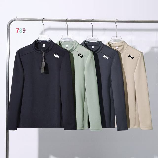 Hh Helly Hansen Spring and Autumn Half-zip Casual Long-sleeved Sweatshirt Jianyu