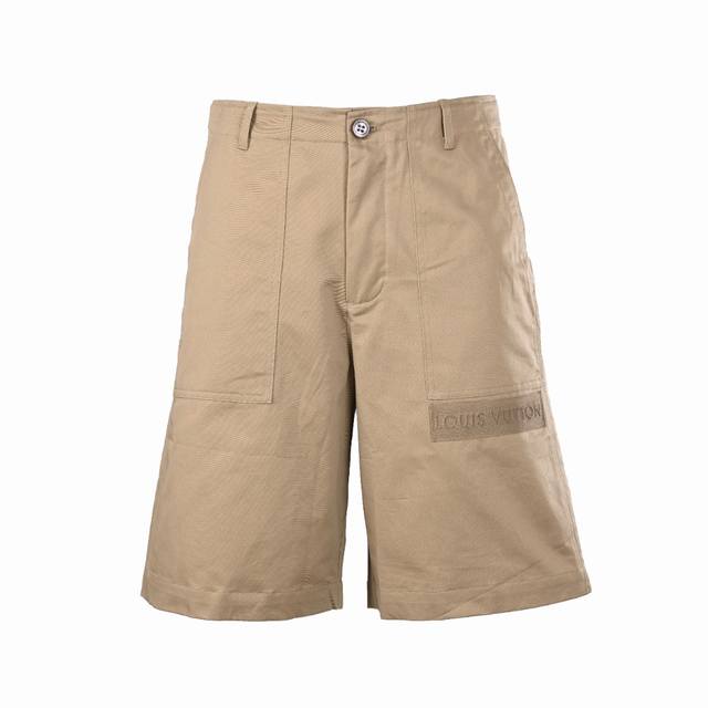 Louis Vuitton Lv pocket patch logo cotton work shorts authentic 10939 purchase,