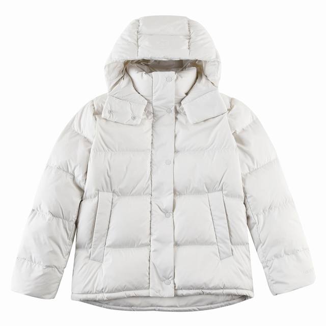 Bone white Lululemon Wunder puff five-grid down jacket, exclusive color for the