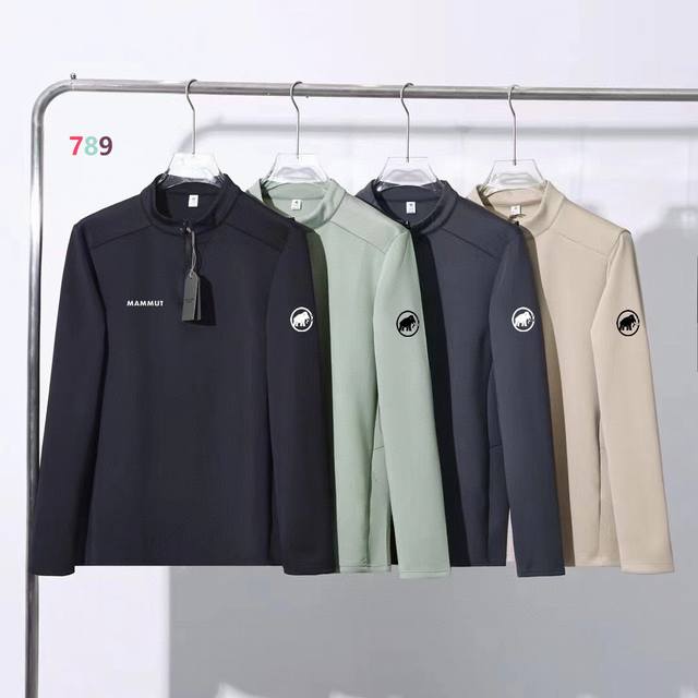Mammut Mammut half-zip casual long-sleeved sweatshirt Jianyu lightweight air lay