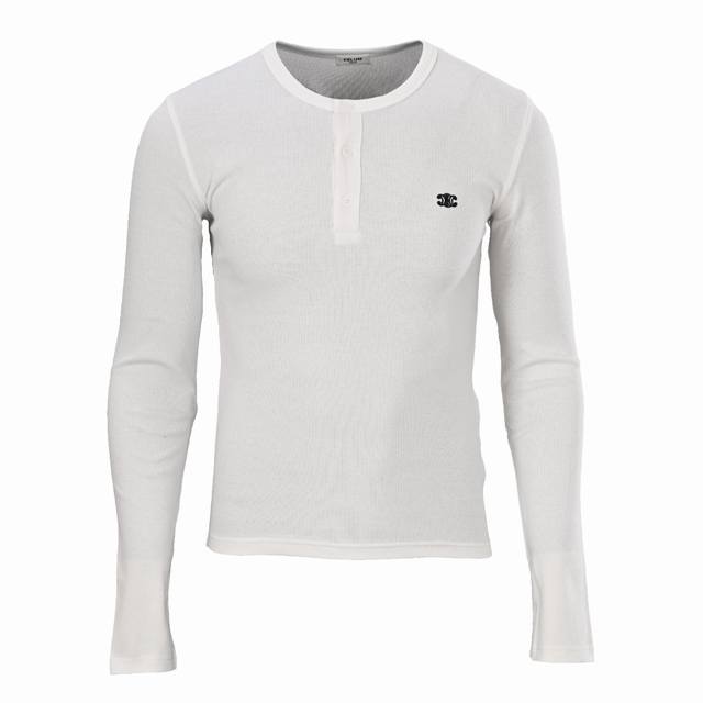 Celine Celine Arc de Triomphe button-down long-sleeved T-shirtCustom-made 100% c