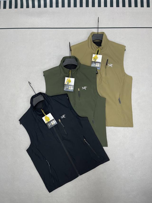 Arc'Teryx 25Ss Men's Autumn Stand-Up Collar Softshell Windproof and Waterproof V