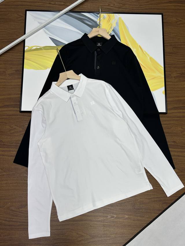 control, Kolon Sport long-sleeved polo shirt, quick-drying, sun-protective, UPF