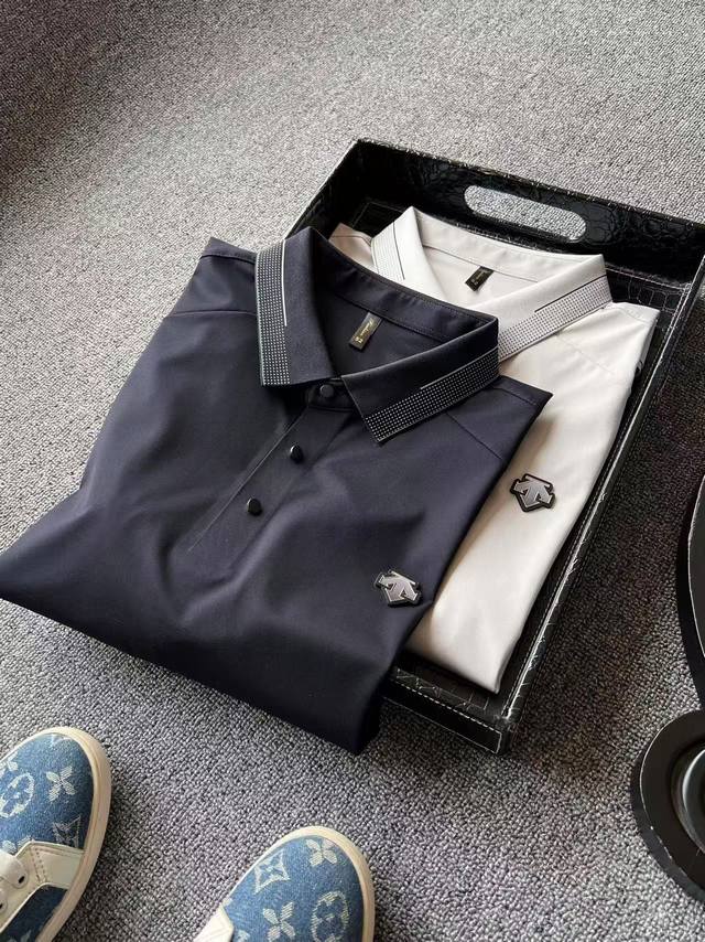 Top-tier luxury polo shirt from the store! Popular item! New high-end seamless s