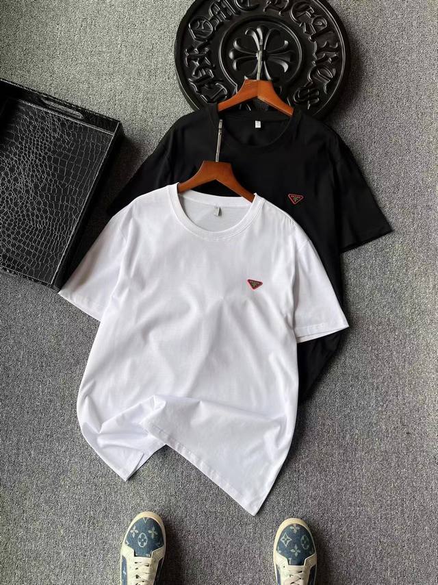 Premium 80s mulberry silk! Popular item! Prada's new mulberry silk crew neck sho