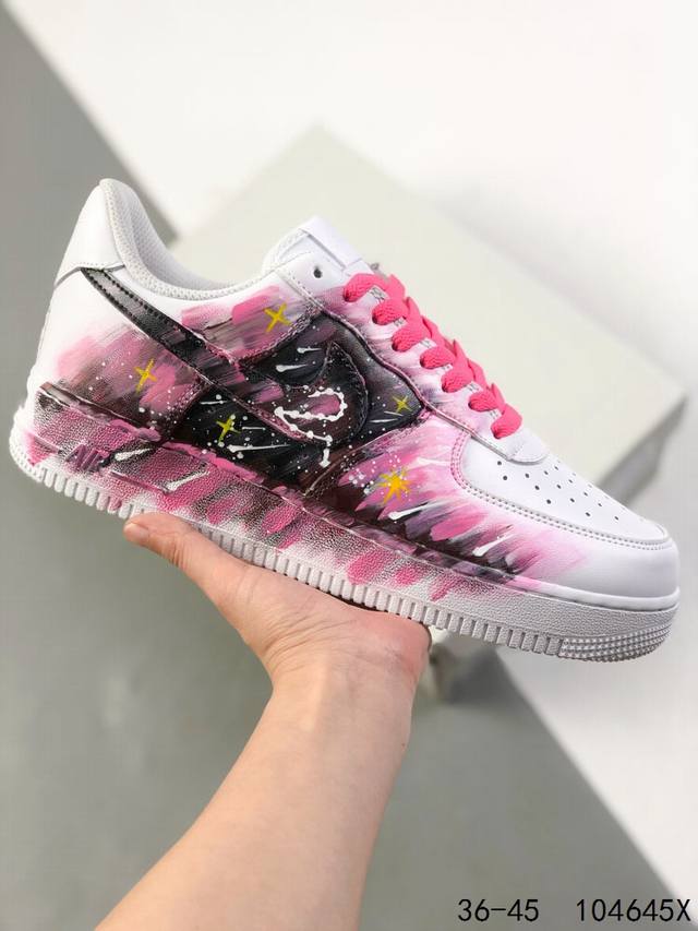 Customized sneakers Nike Air Force 1 Constellation Series Graffiti Classic Retr