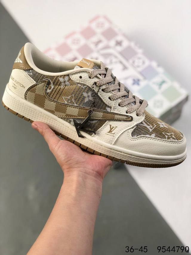 Company-level half-size available! Jordan Air Jordan 1 Low Aj1 Wh Jordan 1 coll