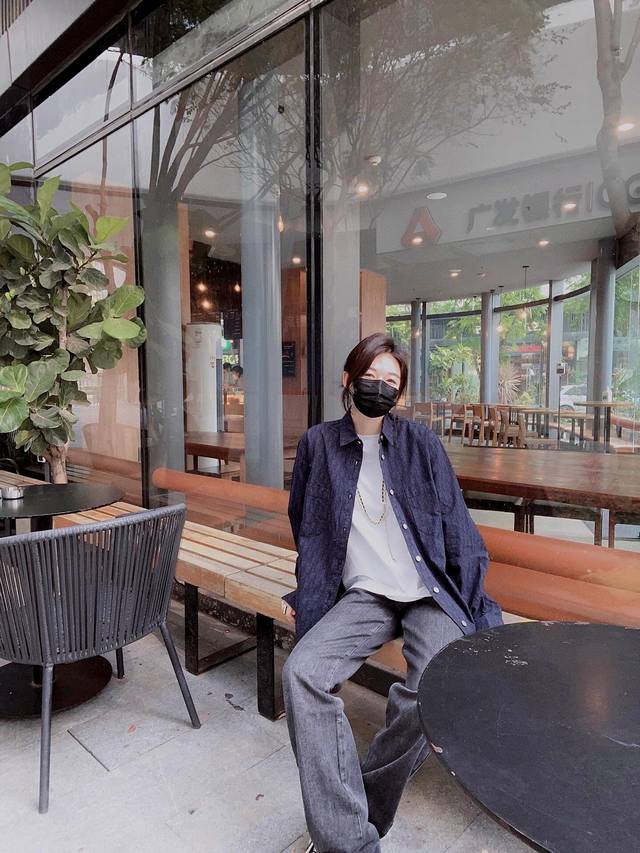 Details# Dior all-over horseshoe jacquard shirt in washed blue. Dior shirt, a si