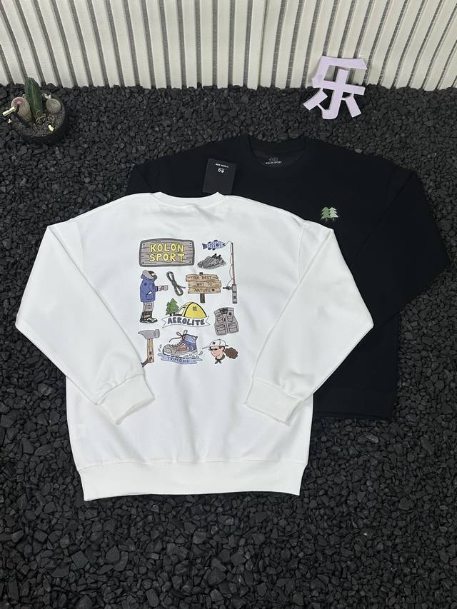 Kolon 25Ss Summer Professional Outdoor Tree Casual Sports Sweatshirt Long Sleeve