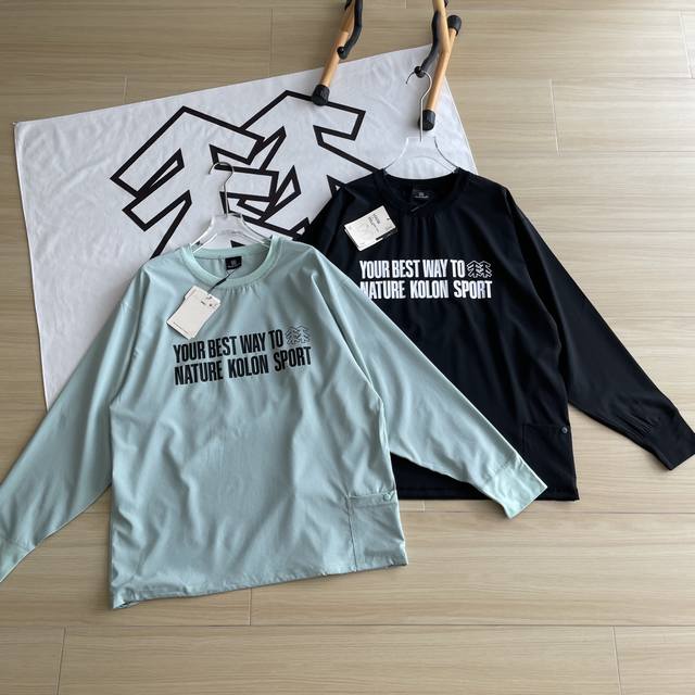 Main Image + DetailsHigh-quality long-sleeved Kolon Sport 25-year two-tone long-