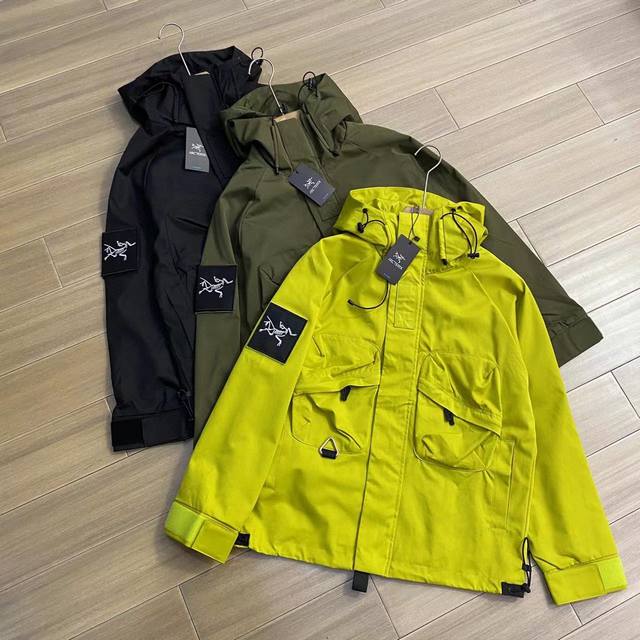 New Arrival Arc'teryx's new autumn style sleeve arm badge embroidered logo hood