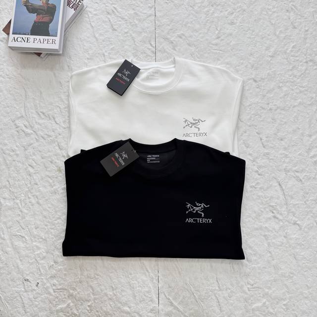 New arrivalArc'teryx classic basic model couple's round neck sweatshirt with a k