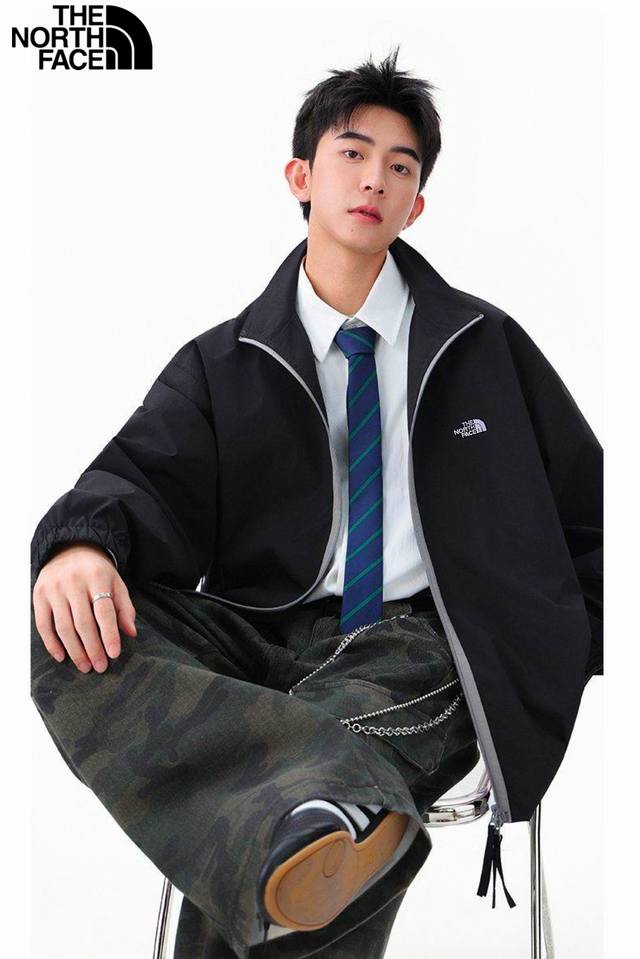 The North Face's new fall collection, a versatile, unisex jacket with a stand-u