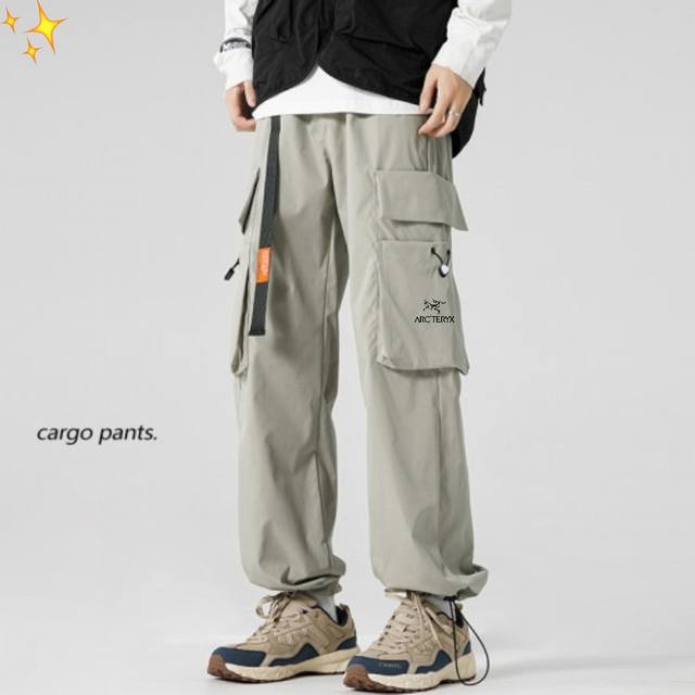 Arc'Teryx 2025 New American-Style Large Pocket Trendy Casual Large Size Printed