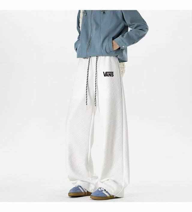 Vans Overseas Edition 2025 Spring/Autumn New Printed Casual Sweatpants, Unisex