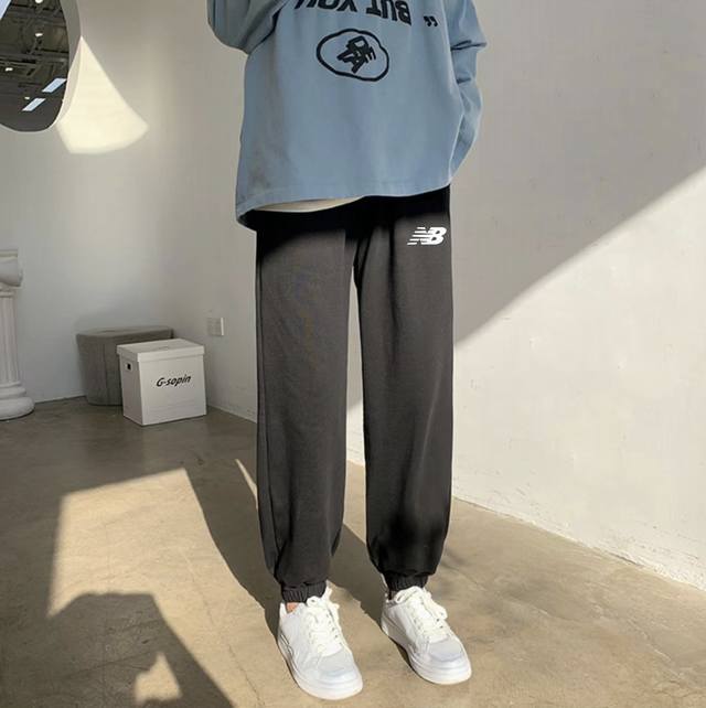 New Balance New Balance Nb classic loose spring and autumn sweatpants, cropped p