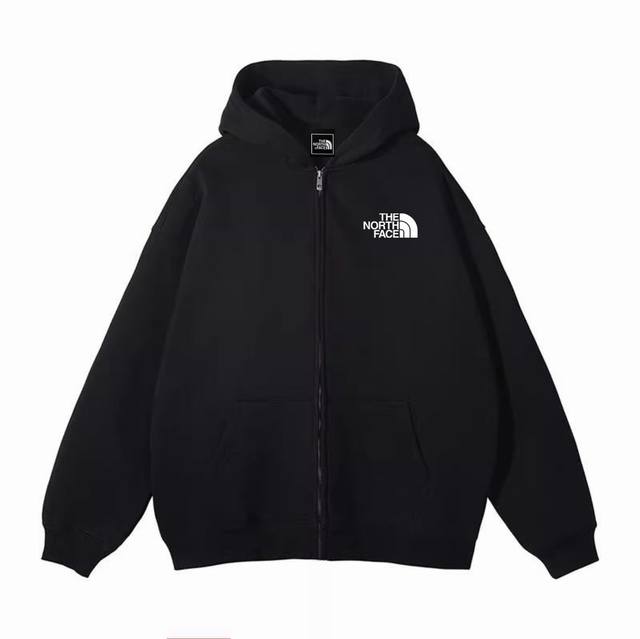 The North Face Spring and Autumn Hooded Cardigan Zipper Sweatshirt JacketHigh qu