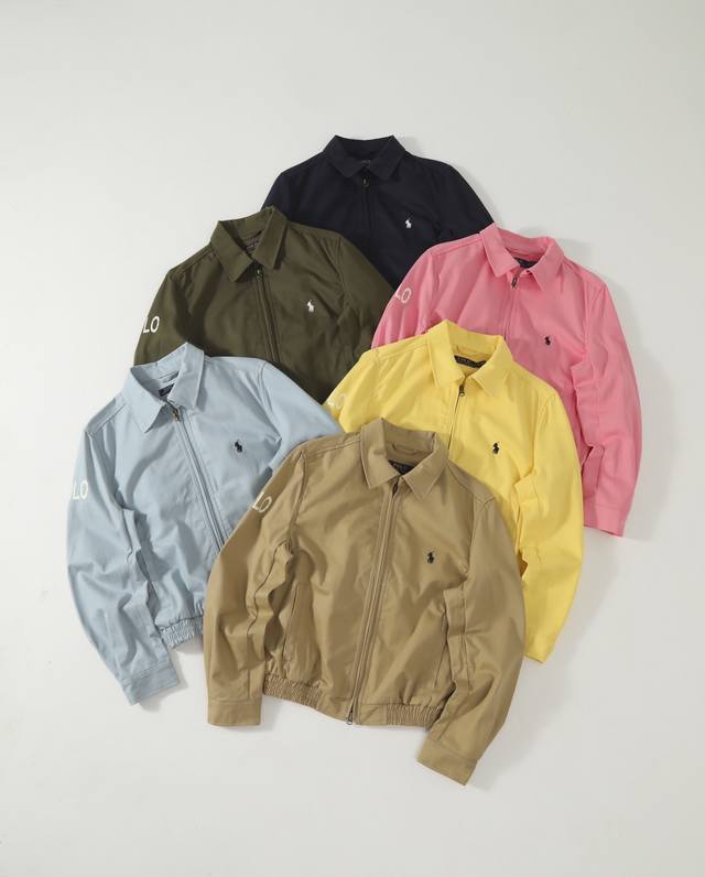 For sale: Ralph Lauren Classic Lapel Women's Twill Washed Jacket in Six Colors.
