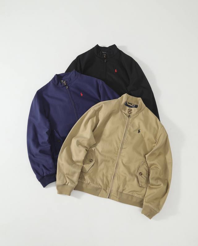 Available in a premium washed version. Ralph Lauren's vintage-inspired stand-up