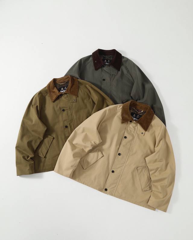 ForBarbour Os Reversible Transporter two-sided loose wax-free jacket, unisex Bar