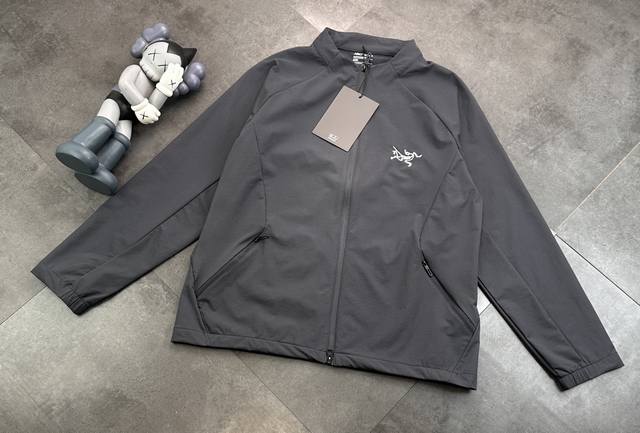 Trendy Arcteryx Spring/Autumn Outdoor Sports Leisure Stand-Collar Windproof, Wa