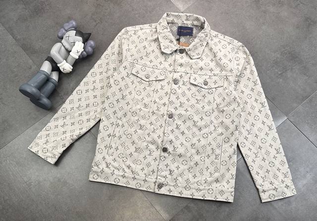 Trendy Louis Vuitton washed denim jacket! This premium Tyler collaboration deni