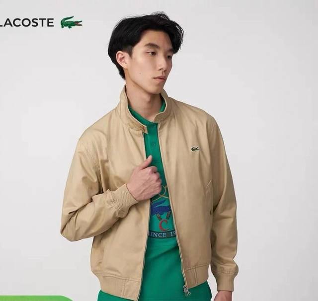 Lacoste French Crocodile Solid Color Stylish and Elegant Old-Fashioned Waterproo