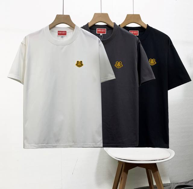 High-quality Kenzo new closet couple's round-neck short-sleeved T-shirt, stylis