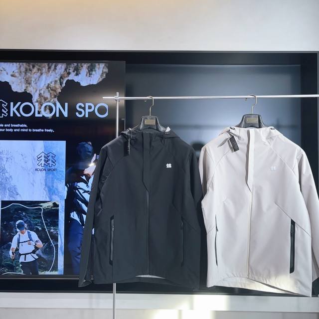 25 Autumn/Winter Kolon Outdoor Sports Leisure Softshell Jacket for Men and Women