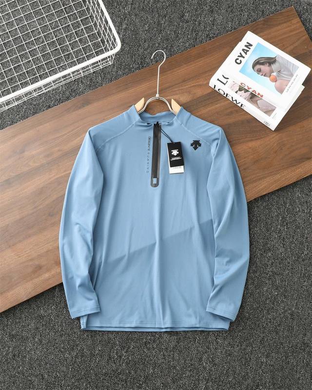 Price reduction! Descente Running Series Men's Half-Zip Knit Pullover, a new fa