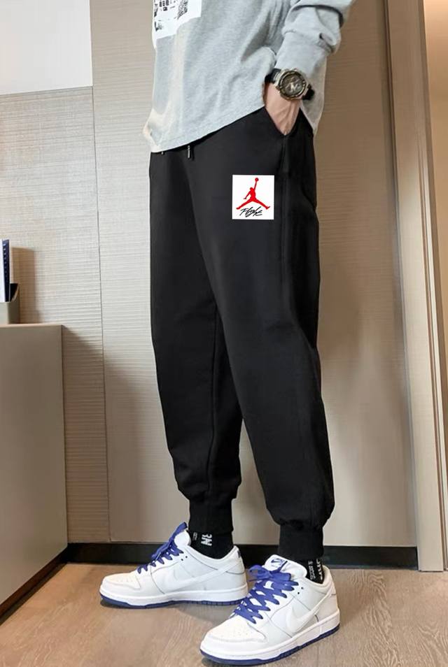 Air Jordan Aj sports sweatpants spring and autumn cropped pants casual pants | I
