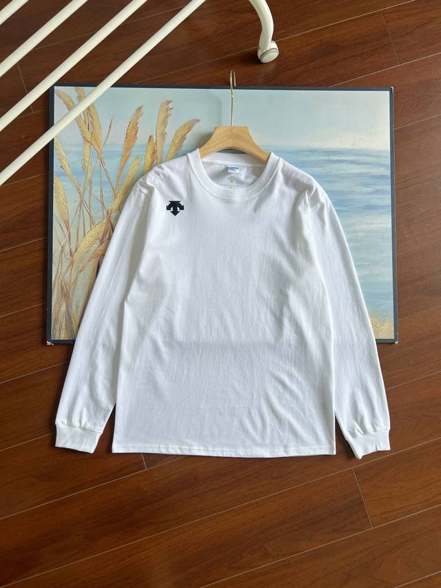 For Descente outdoor pure cotton seamless long sleeves! Descente long-sleeved to